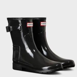 Hunter short rain boots